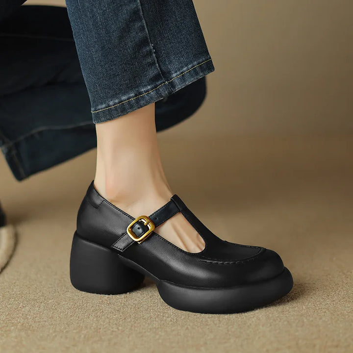 Squared Heel Shoes