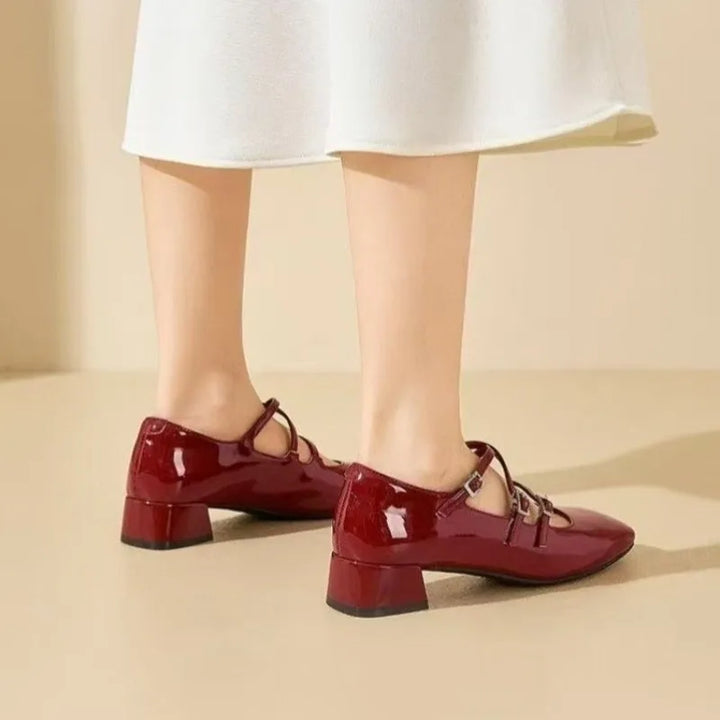 Square Heel French Shoes