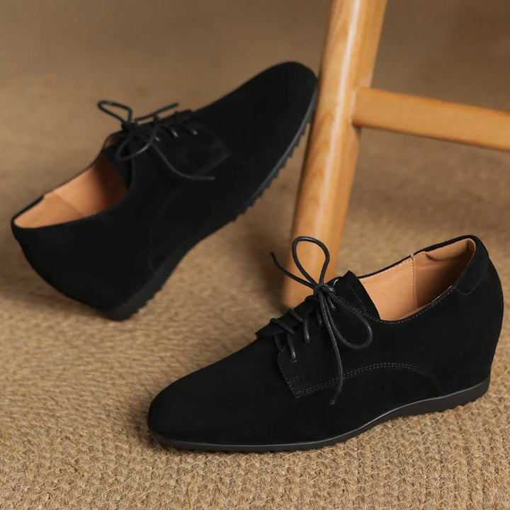 Leather Lace-up Oxfords