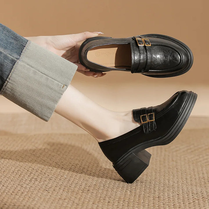 Comfortable Retro British Style Women's Loafers