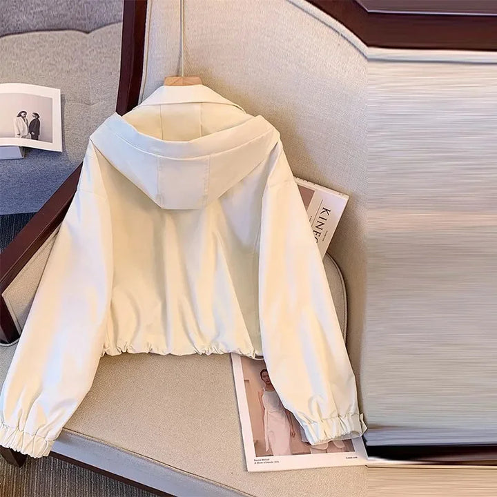 Cropped Hooded Jacket