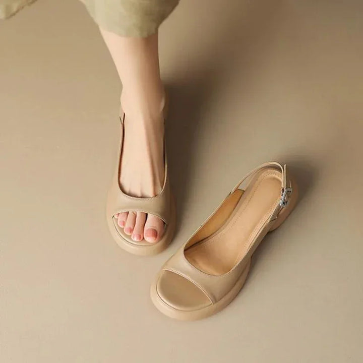Mid Heel Oxford Shoes