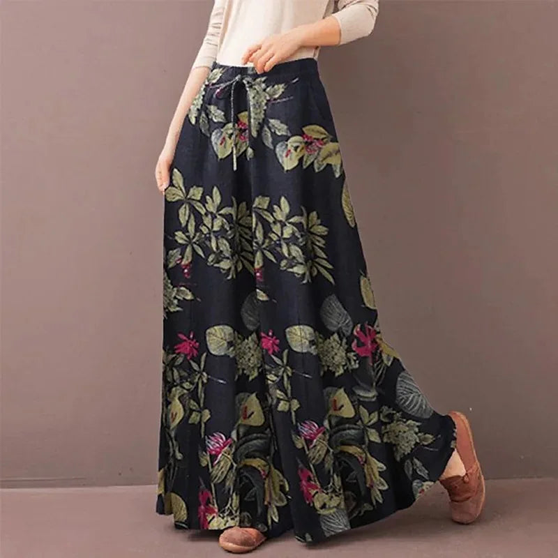 Floral Loose Trousers