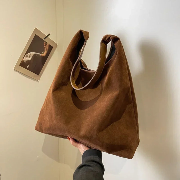Suede Shoulder Bag