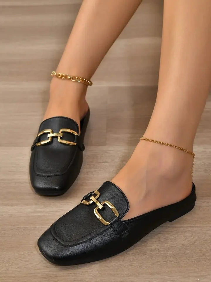 Flat Buckle Loafers