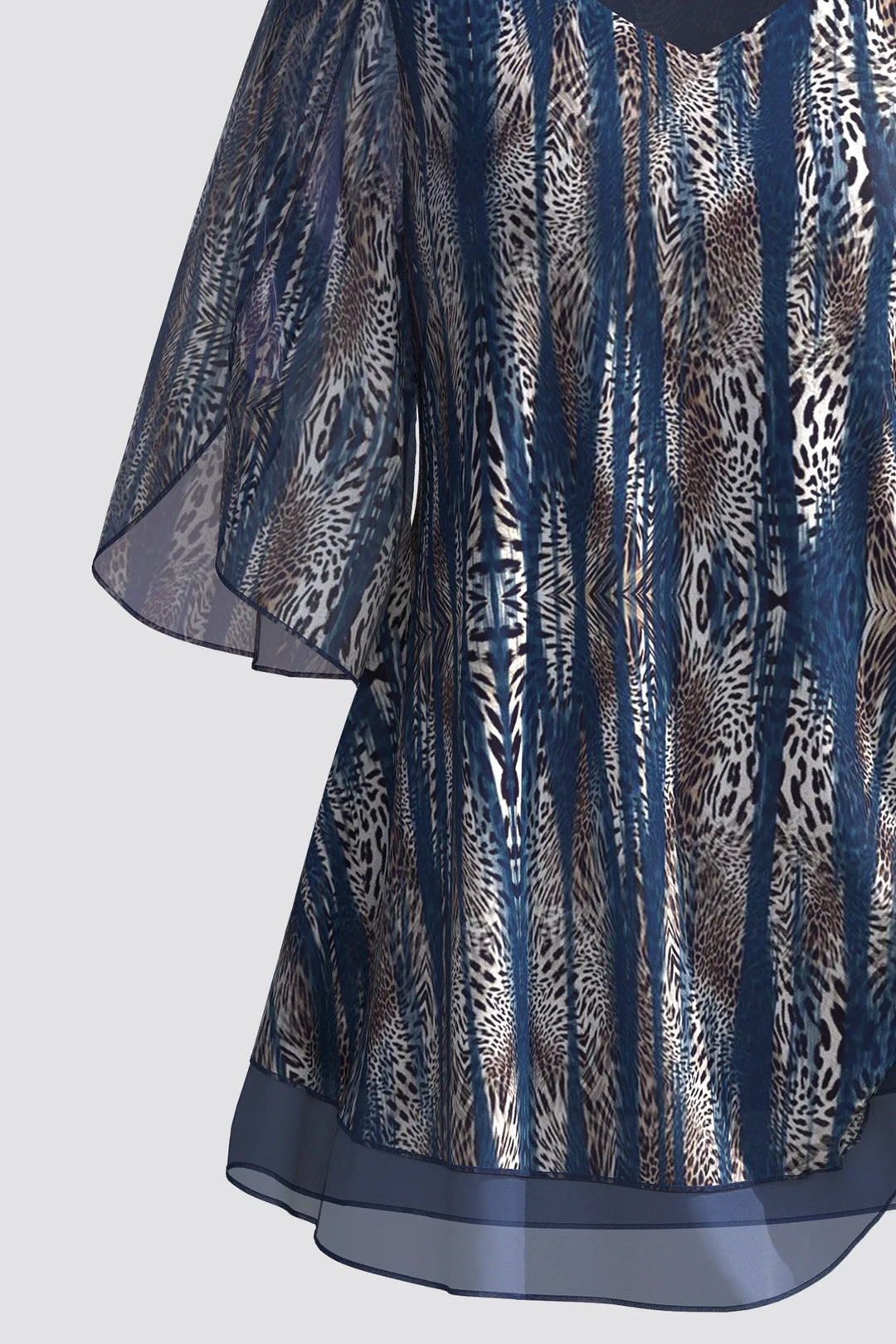 Plus Size V.-neck Blouse