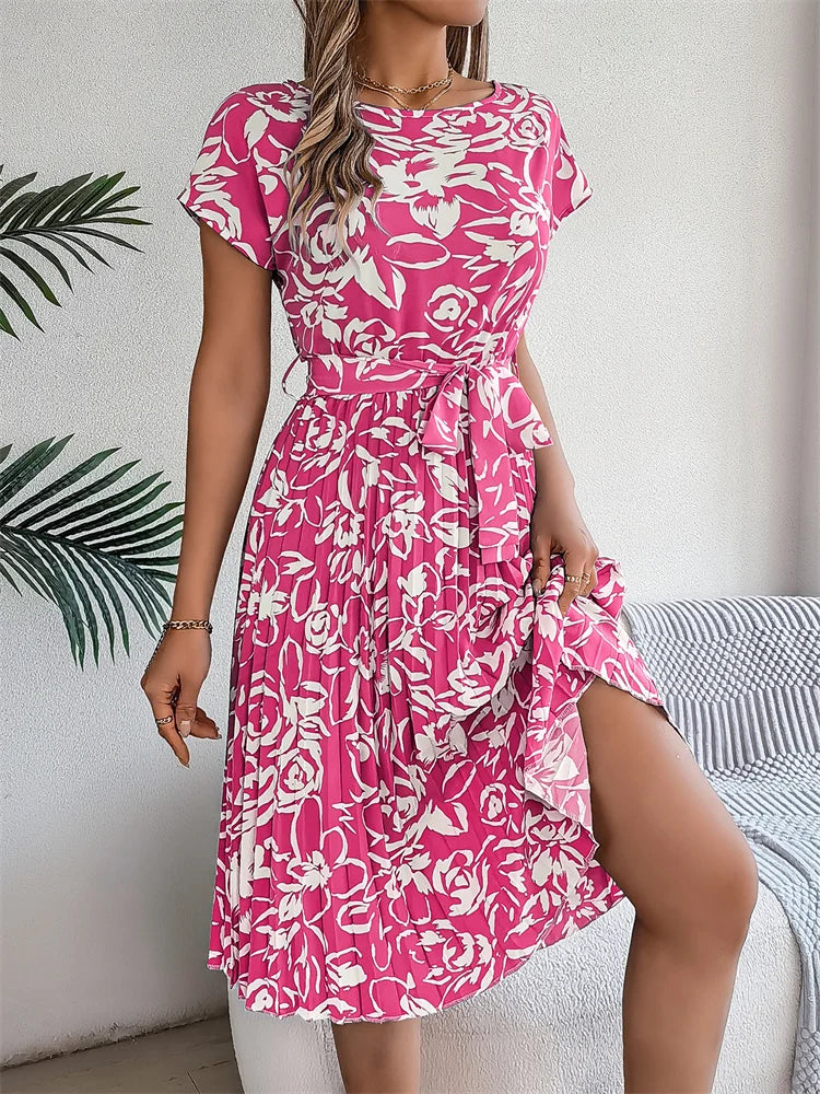 Light Dress with belt