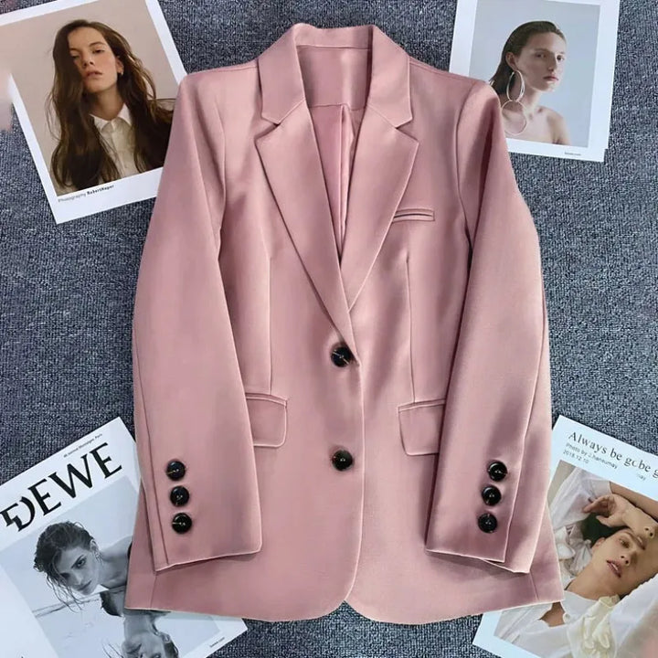 Long Sleeve Single Breasted Blazer