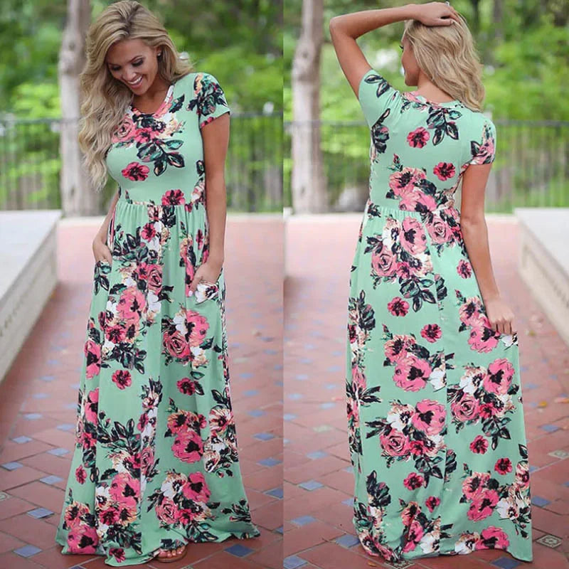 Boho Floral Dress