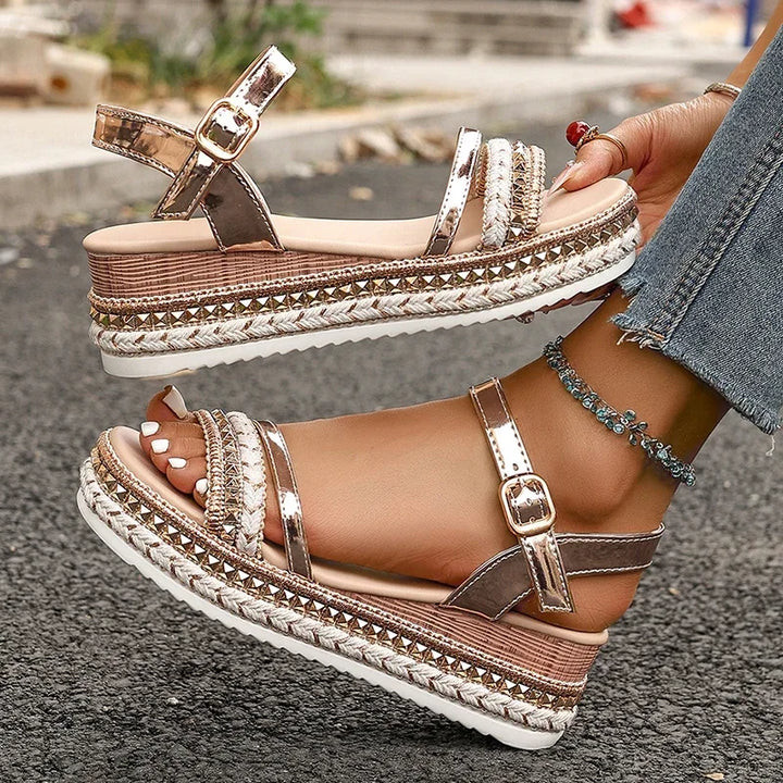 Ankle Strap Platform Sandals