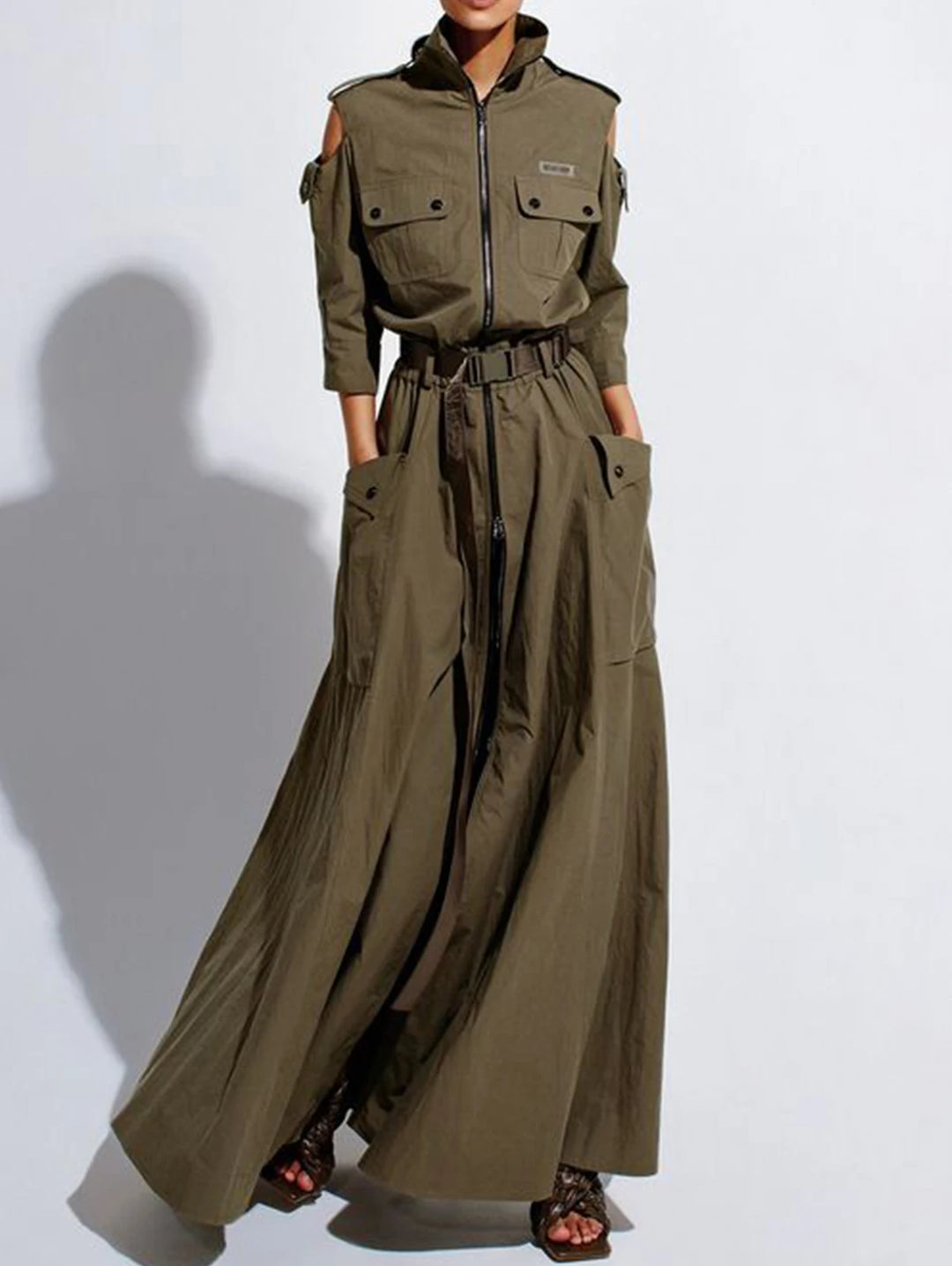 Maxi Dress with belt