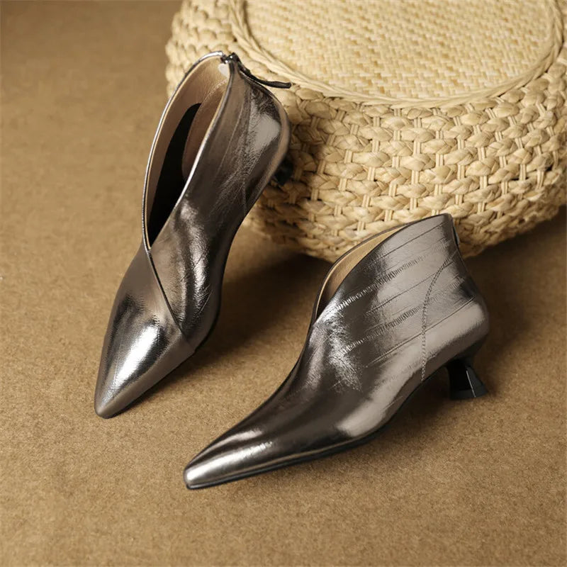 Pointed Toe Ankle Shoes
