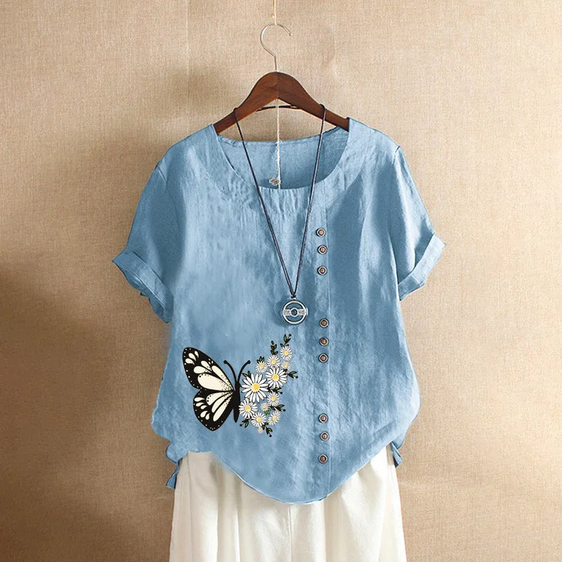 Vintage Linen Blouse