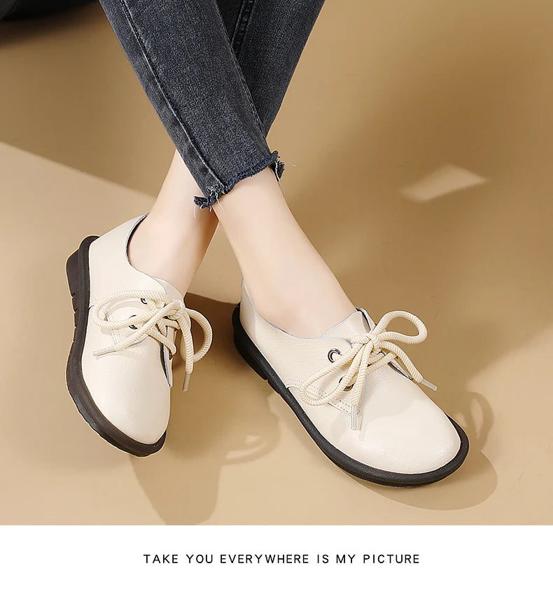 Soft Soled Lace Up Shoes