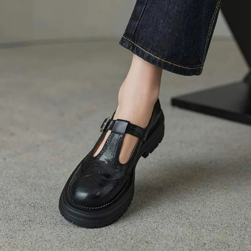 Retro Women's Brogue Shoes