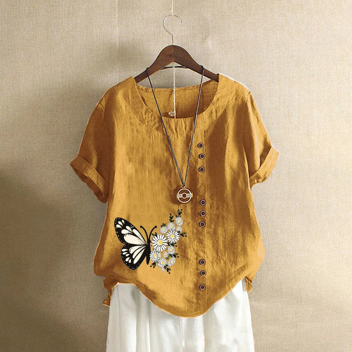 Vintage Linen Blouse