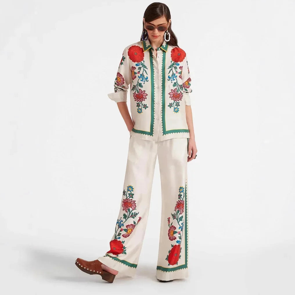 Floral Two-piece Set