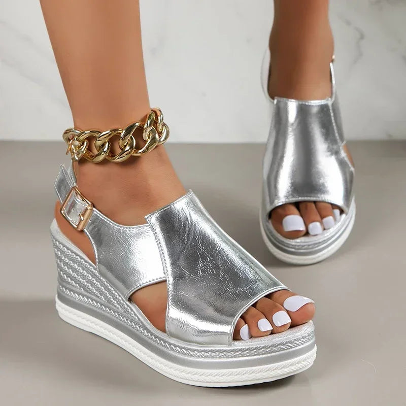 Golden Chic Sandals