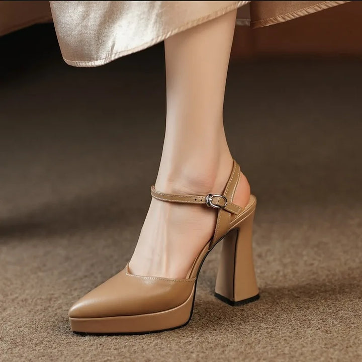High Heel Pointed Toe Sandals