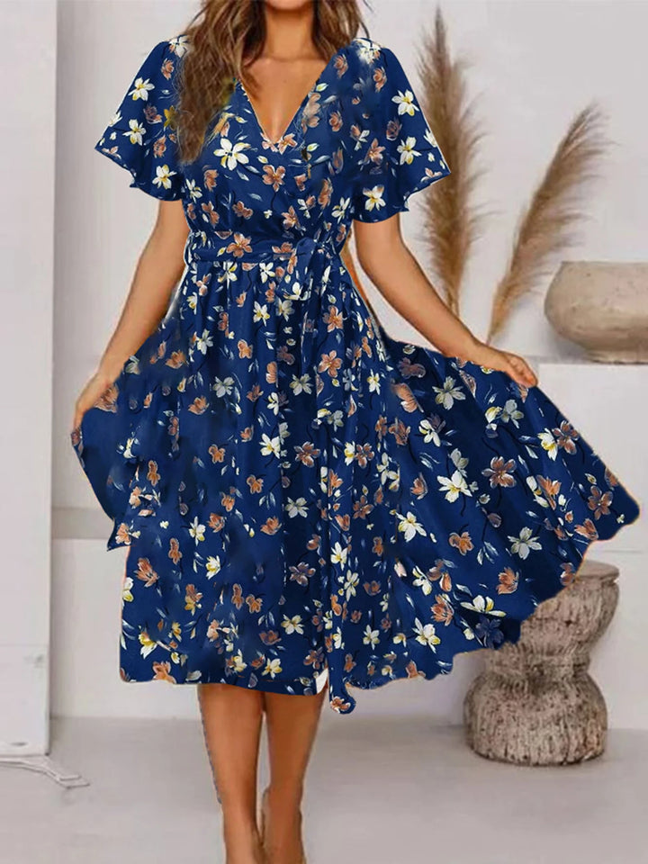 V-neck Maxi Dress