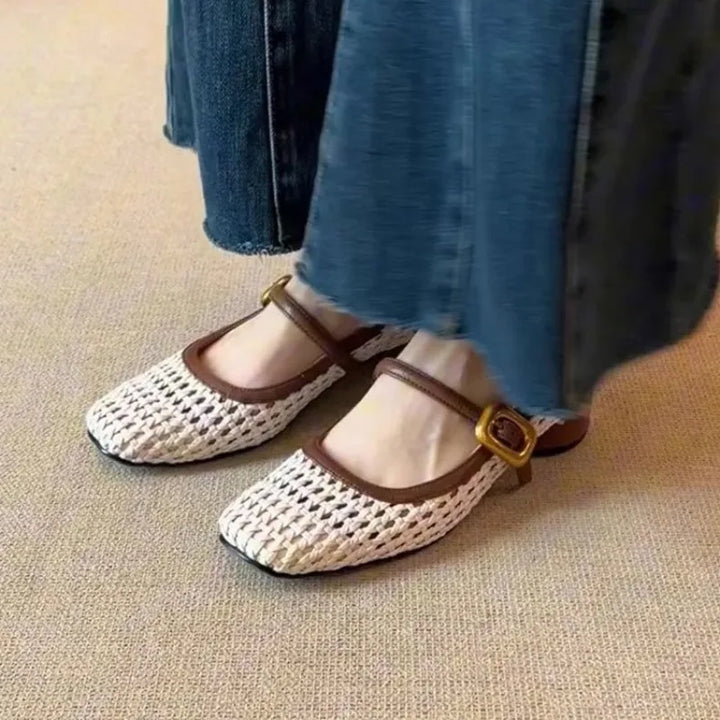 Vintage Square Sandals
