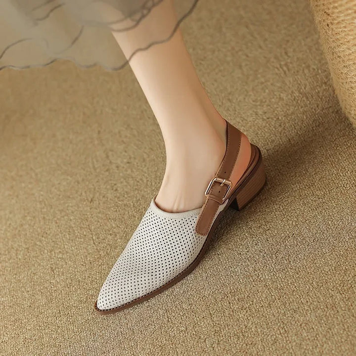 Breathable Mid Heel Shoes