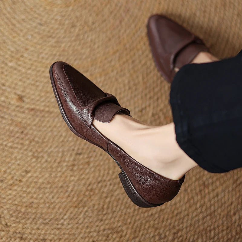 Pointed Toe Slip-on Shoes