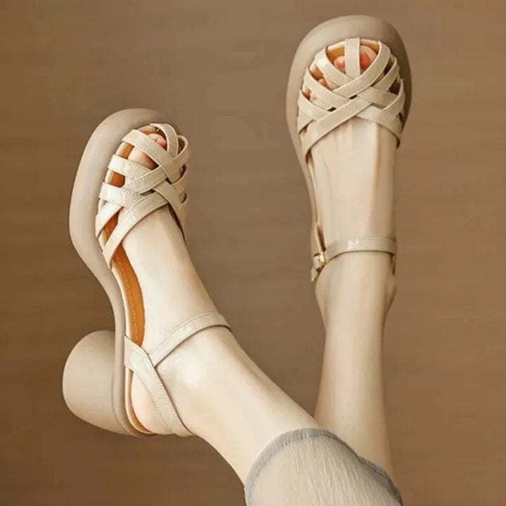 Platform Buckle Sandals