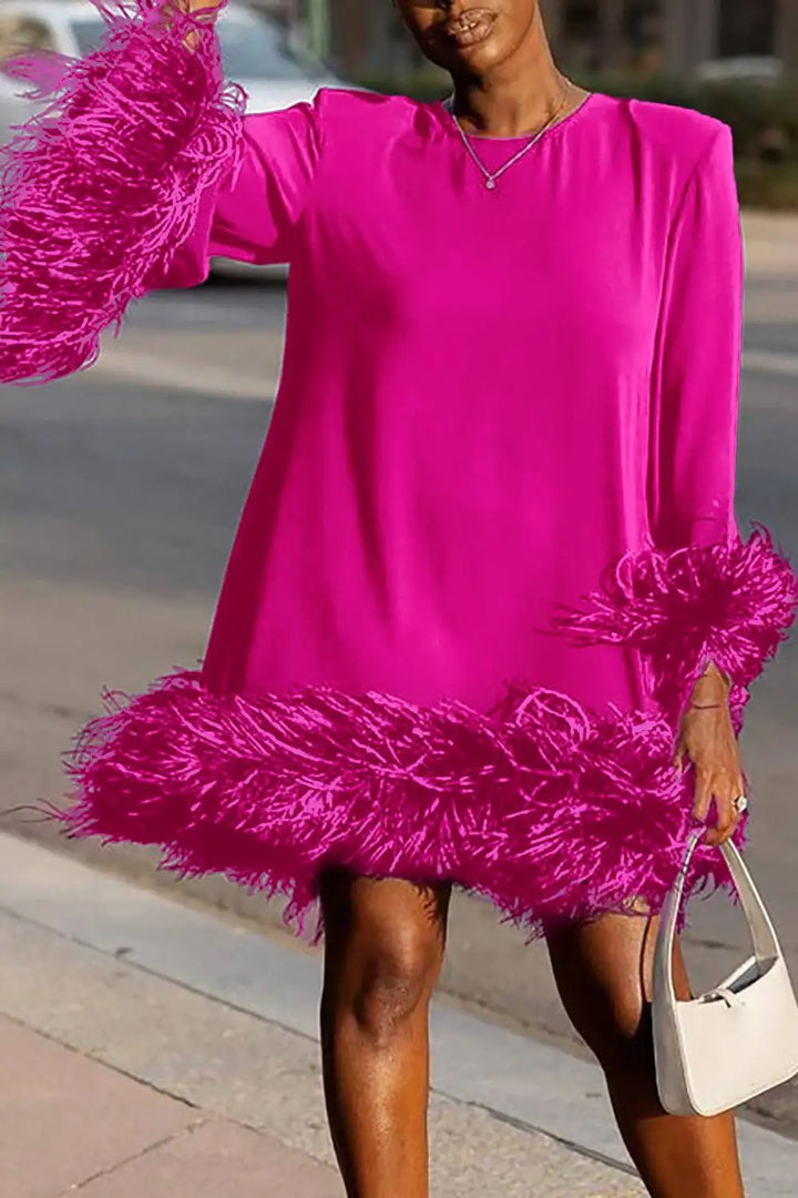 Feather Light Mini Dress