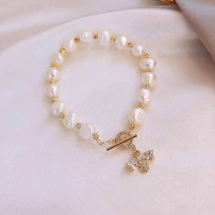 Honeybee Pearl Bracelet