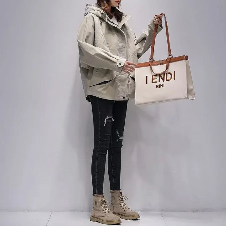 Hooded Trench Coat