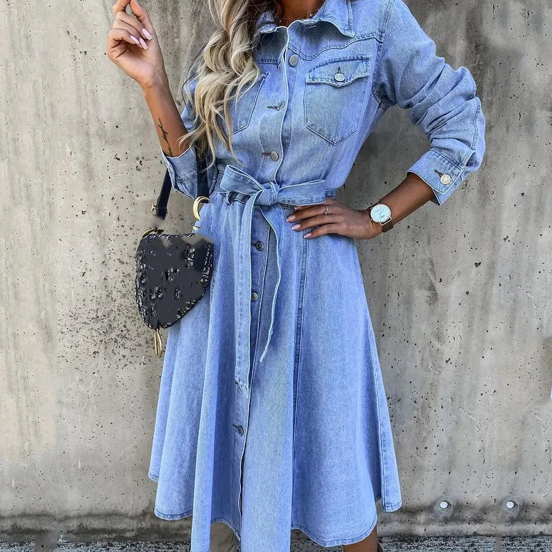 Loose Denim Dress