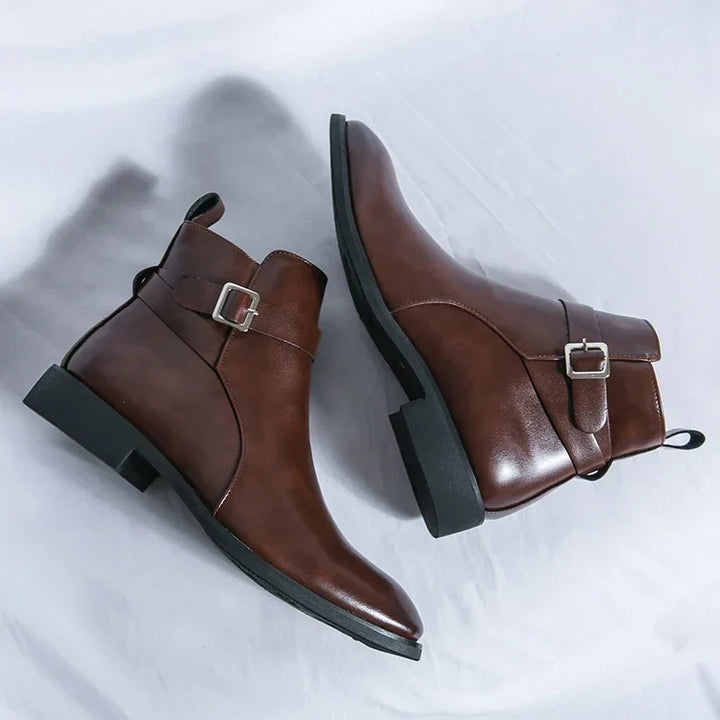 Buckle Chelsea Boots