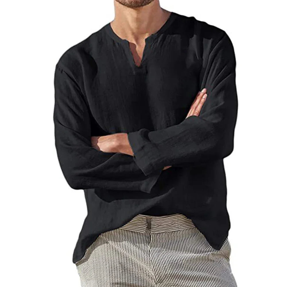 Linen Long Sleeve Shirt