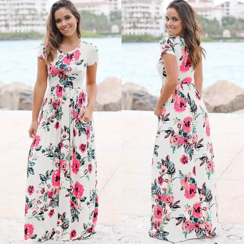Boho Floral Dress