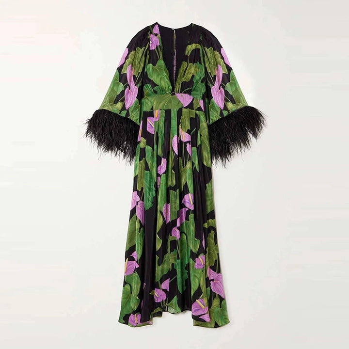 V-neck Boho Dress