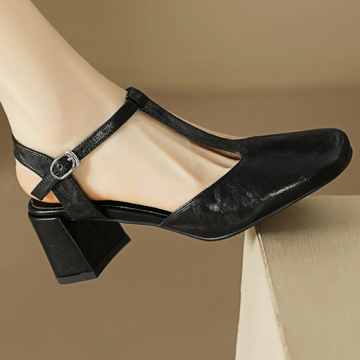 Block Heel Dress Pumps