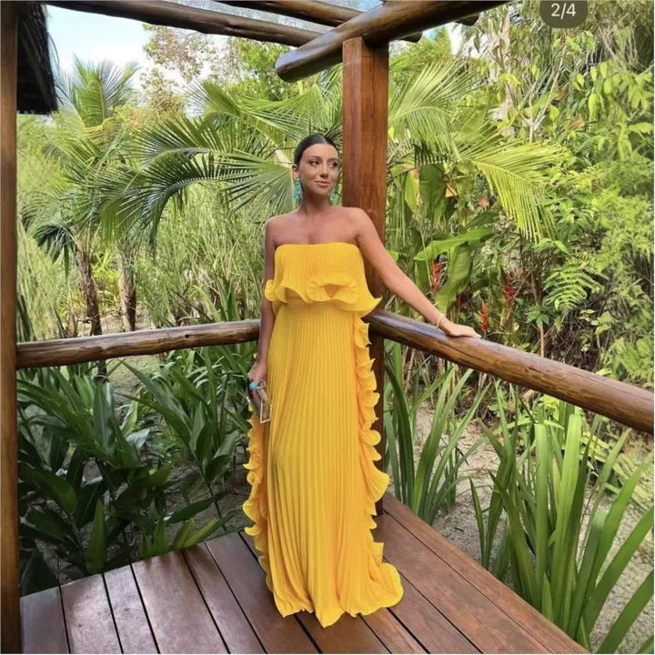 Flattering Drape Dress