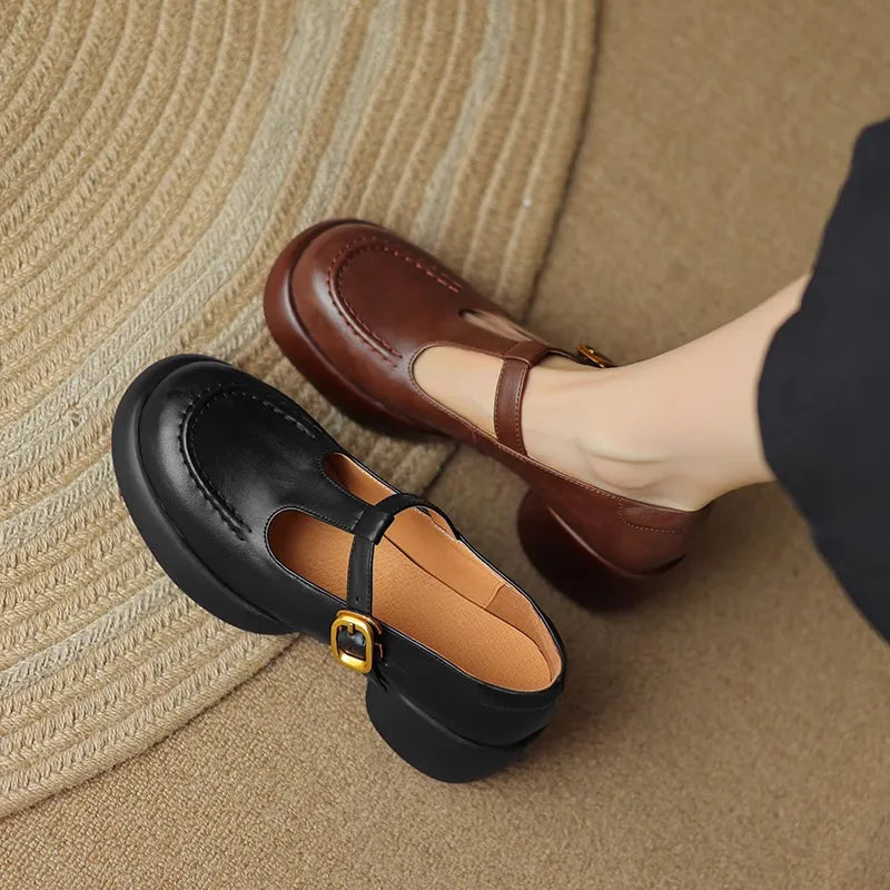 Squared Heel Shoes
