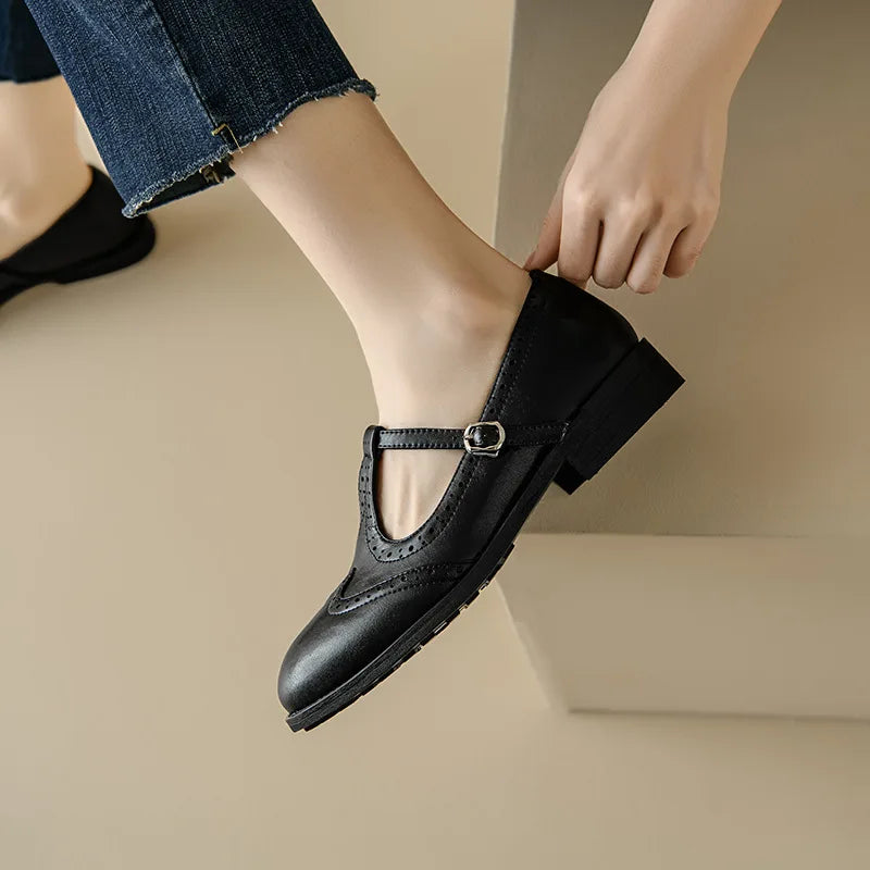 Retro Brogue Sandals