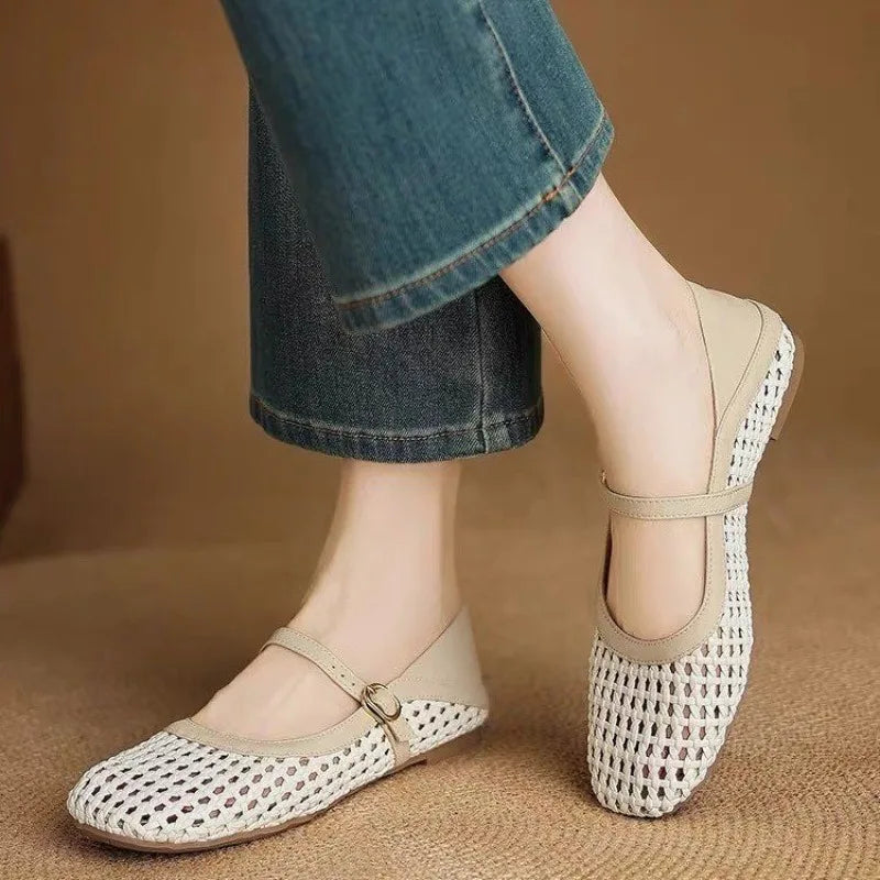 Lace Breathable Flats
