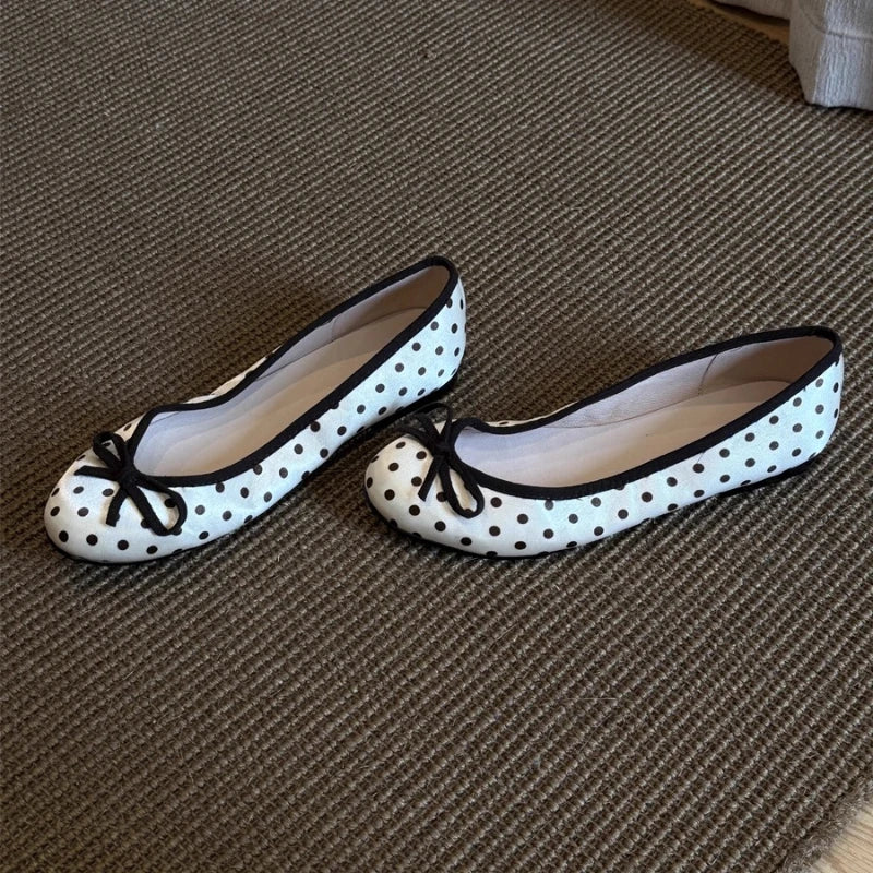 Round Toe Ballet Flats for Women