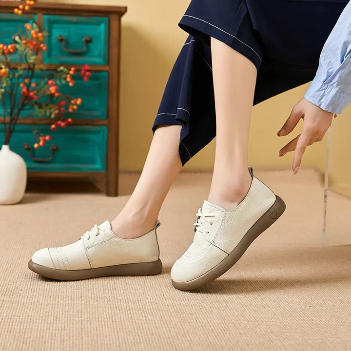 Round Head Lace Up Shoes