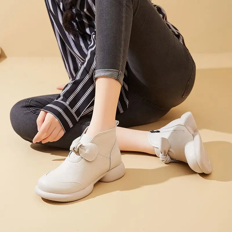 Zip Up Ankle Boots