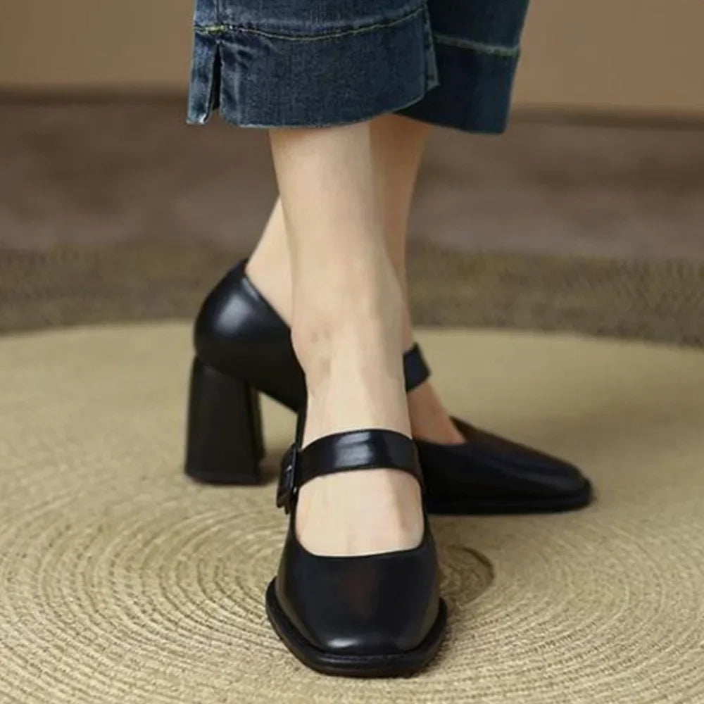 High Heel French Retro Shoes