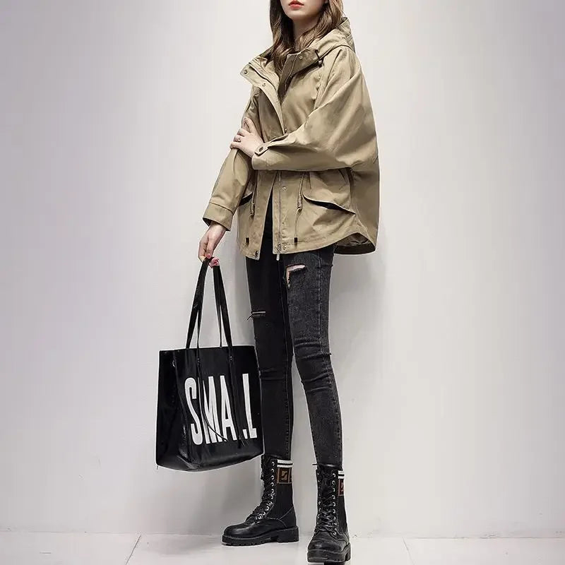 Hooded Trench Coat