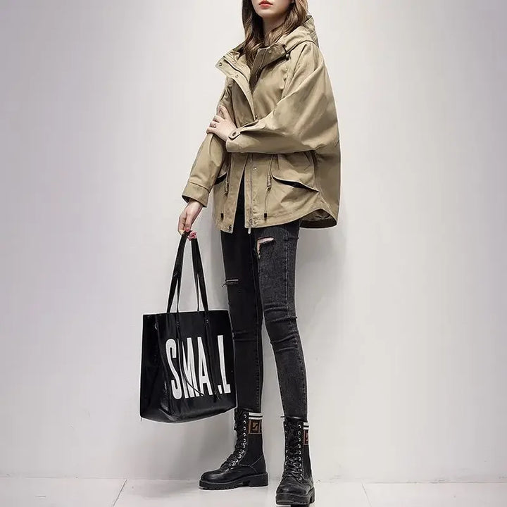 Hooded Trench Coat