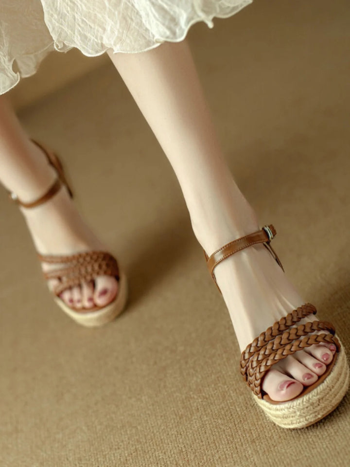 Retro Roman Style Wedges