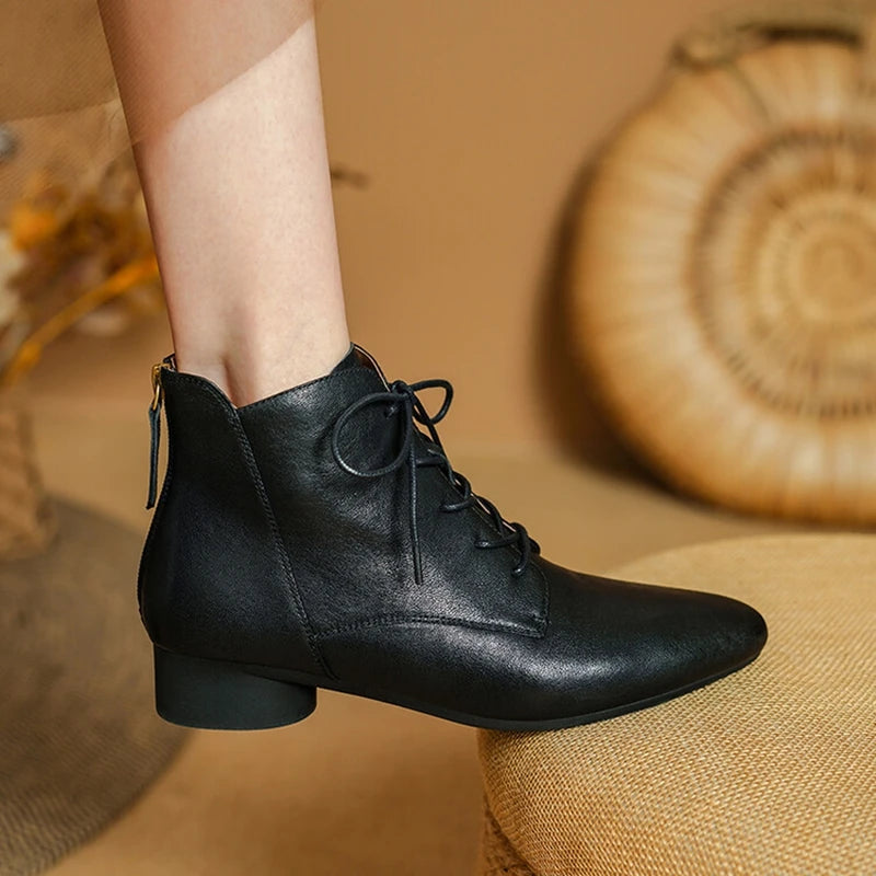 Pointed Toe Low Heel Shoes