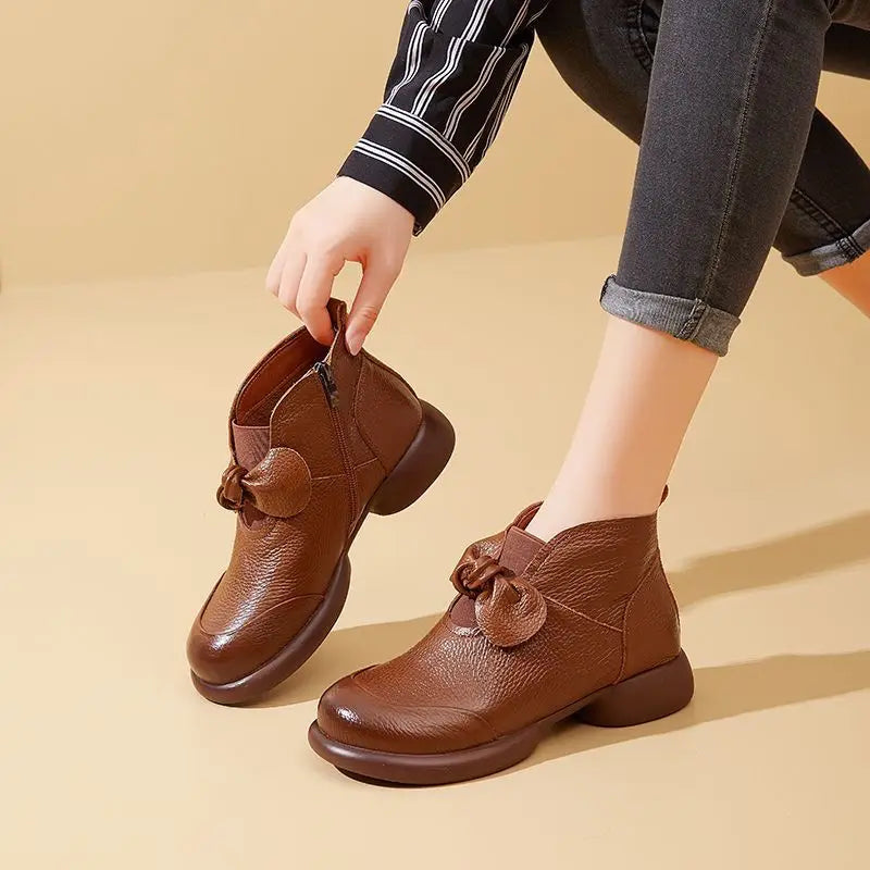 Zip Up Ankle Boots